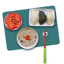 Nordic Style Western Dining Mat 40 * 30 Desktop anti-burn mat Home Silicone Insulated Dining Cushion Children Bowl cushion