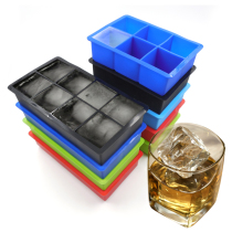 Octag Large Ice Cubes Die Hexagata Square Shaped Silicone Case Ice-making Box Baby Coveting Large Square Moulds