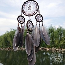Nanfeng dream weaving original return to the true crystal original stone Indian dream catcher handmade feather wind chimes vintage gift