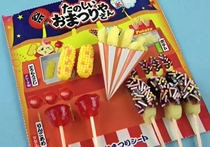 Japanese food play edible blessings of fireworks festival snacks girls eat Kobayashi toys small world