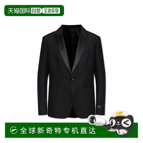 Hong Kong Direct Mail Versace Men's Single Breasted Wool Blazer 10132761A0980 Hong Kong Direct Mail Versace Men's Single Breasted Wool Blazer 10132761A0980