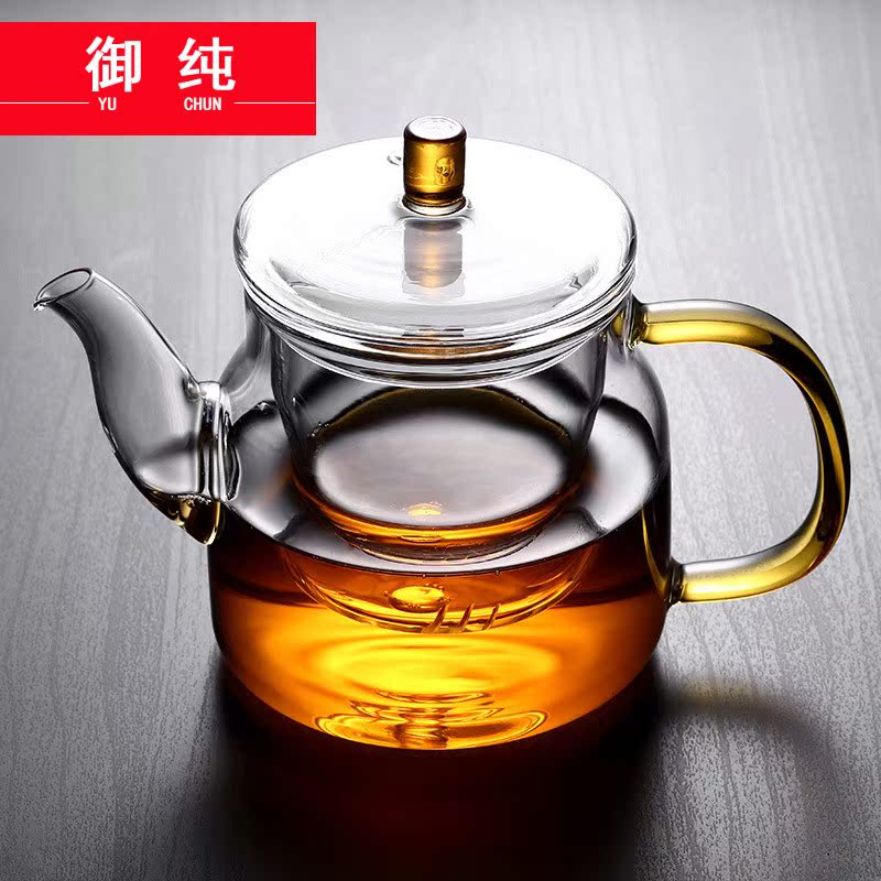 Royal pure teapot high temperature filter tea household glass tea kettle boil tea kungfu tea set