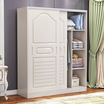 Minimalist modern economy Type 1 8 high wardrobe 1 2 closet 140 mobile door Home push Ramen width 80 1 m 1 m 160