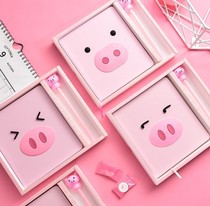 Love Book This Sub Han Edition Creativity Cute Table White Piggy Notepad Suit Students Day Ben Xiaoqing New Handbooks Benn