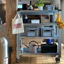 1 2 m high metalsistem bookshelf formaldehyde-free storage storage rack industrial wind Italian imported bookcase