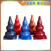 Antique plastic tile Baoding gourd accessories manufacturers produce gazebo resin tile ridge decorative plastic tile
