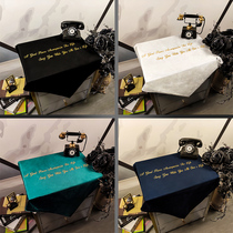 Bedside table cover cloth home bedroom simple modern cover refrigerator dust cover printer dust proof coffee table cover towel