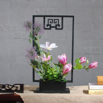 one thousand Sail Feather New Chinese Art Flower Arrangement Emulation Flower Jade Garden LIVING ROOM SILK FLOWER SUIT SOFT DRESS FAKE FLOWER DECORATION