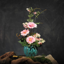 Holy hibiscus flower warm pea flower simulation flower set floral living room fake flower dried flower set flower table flower arrangement