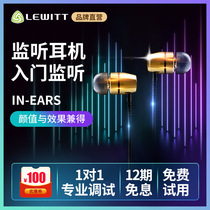 LEWITT IN-EARS Professional IN-EAR Monitor EARBUDS HIF HI-Fi Eating Chicken Headphones