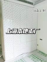 Shanghai factory overall wardrobe custom imported Aige board one door to the top rabbit baby sound up to the whole house custom cabinet