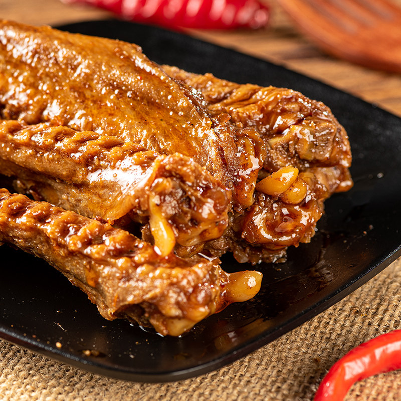 【鲜香麻辣】百瑞福卤味鸭翅中20gx6袋