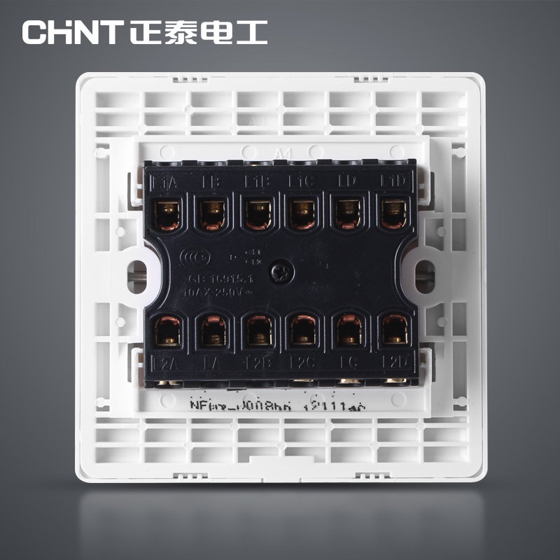 正泰电工new7d 86型暗装 三开多控 双控 中途组合开关面板 订制