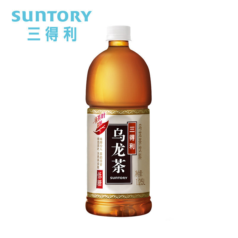三得利低糖乌龙茶1.25l*6瓶