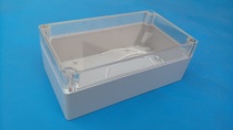 Transparent cover plastic shell plastic waterproof box junction box 158*90*60 DIY chassis shell ABS