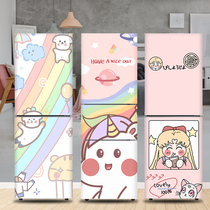 Unicorn Leisure Fridge Cling Film Stickers Custom Waterproof Oil Proof remove Refurbished Air Conditioning Freezer WHOLE Poster Painting
