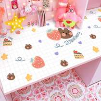 Cartoon Cartoon Sleeping room Desktop protective film Desktop stickers waterproof and anti-oil self-adhesive tables Teenage Girl Customizable