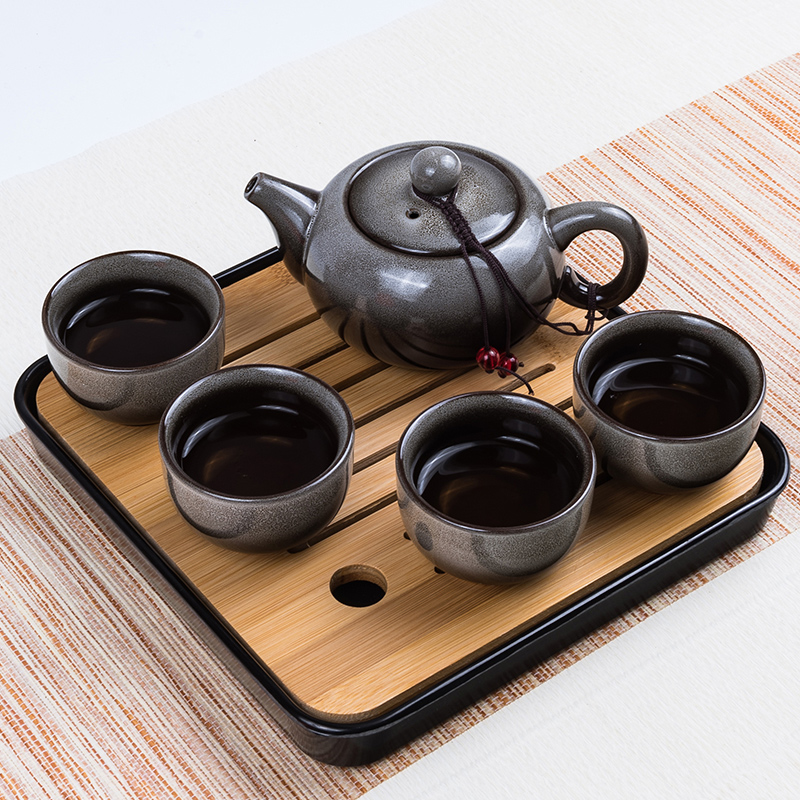 Travel tea sets portable crack cup home a kung fu tea pot 2 two ceramic outdoors Travel packages