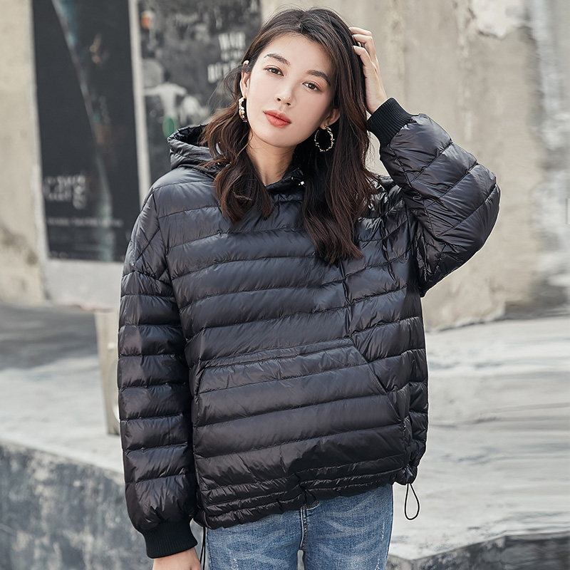 冰洁 20年冬季新款 女式连帽宽松套头羽绒服 天猫优惠券折后￥159包邮（￥269-110）2色可选