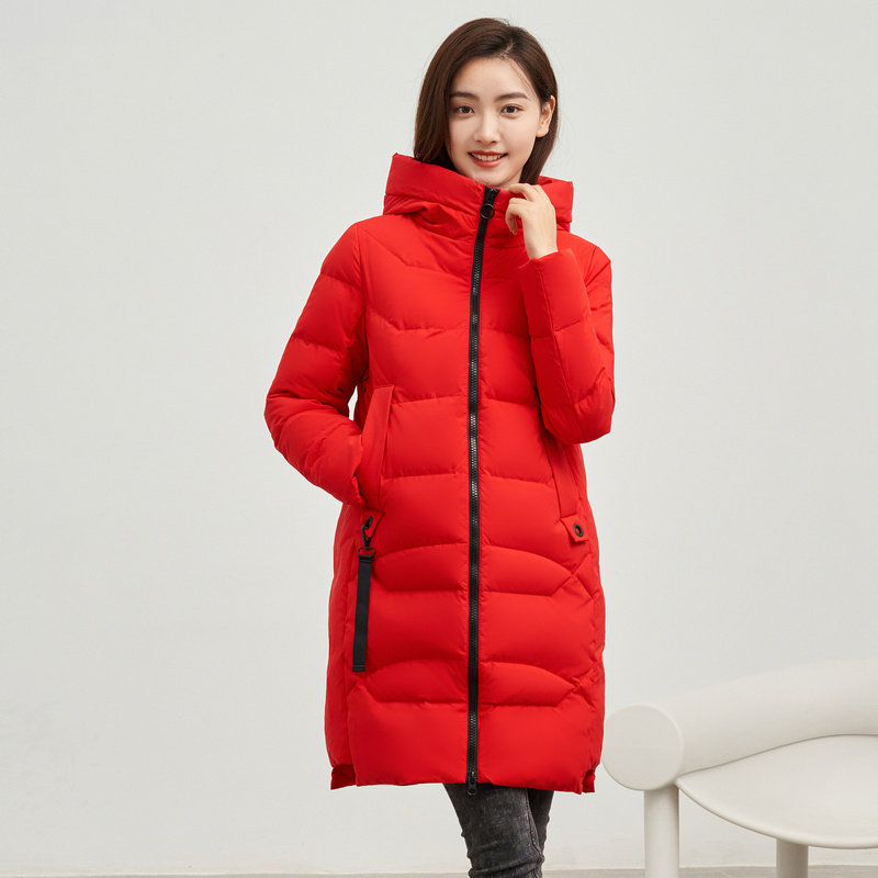 冰洁 连帽修身 女式中长款羽绒服 天猫优惠券折后￥169包邮（￥469-300）多色可选