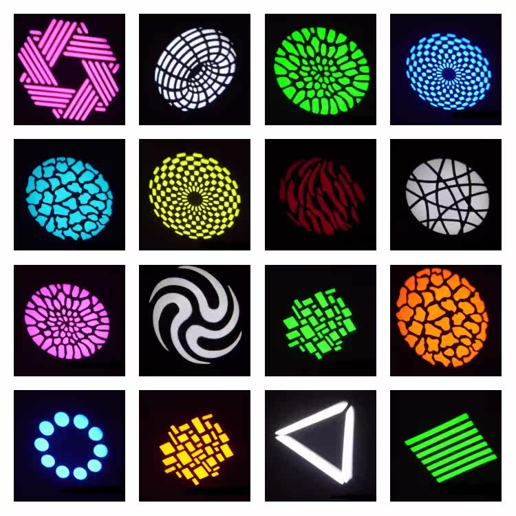 制作金属片logo灯片gobo片摇头灯片电脑灯片成像灯片广告投影灯片