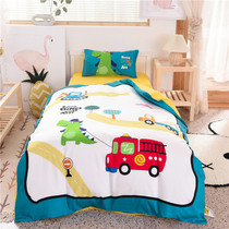 Baby kindergarten quilt cover Three-piece cotton quilt cover Childrens quilt cover sheets Nap baby special bedding