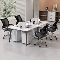 Office desk and chair combination staff office desk office staff computer desk screen four working table