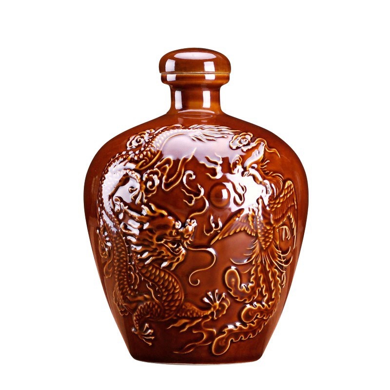 An empty bottle earthenware with 2 liquor bottle 1 2 3 empty five empty bottles of 10 ceramic jin jars hip ML ML