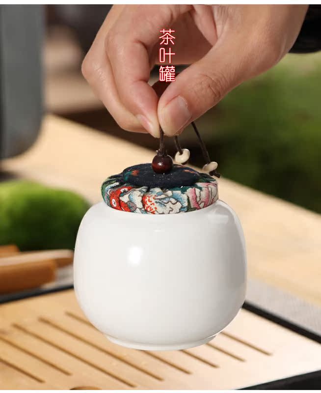 Portable travel tea set kung fu tea teapot teacup travel of a complete set of ceramic tea set tea tray to customize logo