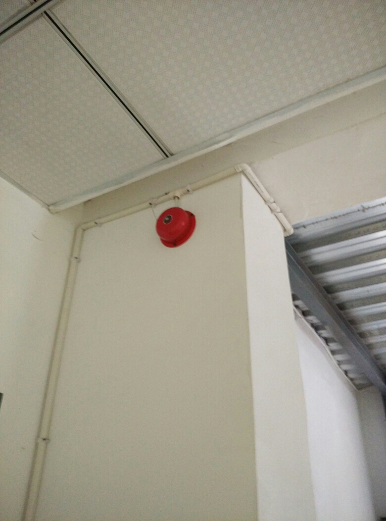 沃尔玛验厂 消防警铃备用 酒店 工厂后备火警 报警器 4寸带开关