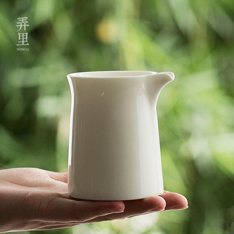 The Get | public fair cup of dehua white porcelain cup) in suit kung fu tea tea tea sea points, zen ceramics