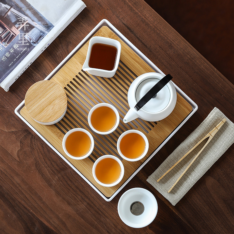 The Get | Japanese kung fu tea set in the household contracted and I tea zen ceramic teapot teacup tea tray