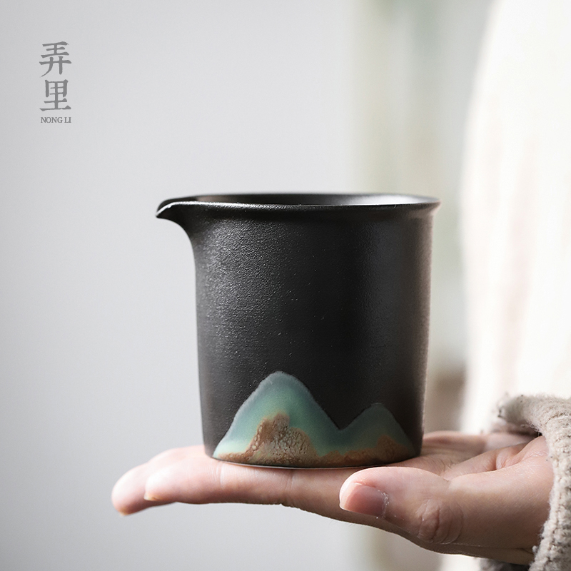 Get fair | Japanese coarse pottery cup points in tea sets accessories kung fu tea is tea sea glaze color up household