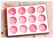 Net red girl heart eye makeup Love makeup Glitter sequins patch Fairy corner stars electric festival sequins Rhinestones