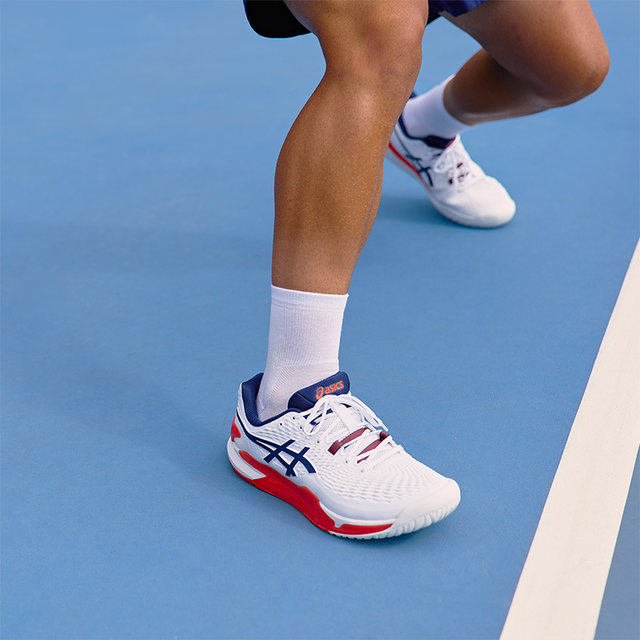 ເກີບ tennis ມືອາຊີບ Asics ຜູ້ຊາຍ ff3 French Open Djokovic ແບບດຽວກັນເກີບກິລາ breathable ເກີບກິລາເກີບແລ່ນບາດເຈັບແລະ