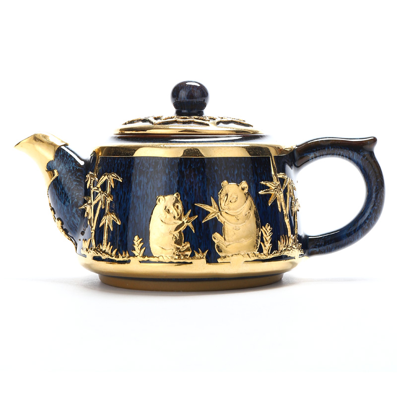 Implement the optimal product of jingdezhen ceramic teapot manually set question lamp that drawing make tea, household utensils single pot of gifts