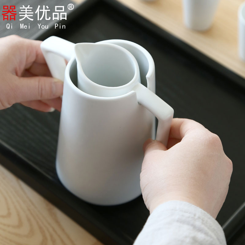 Implement the superior ceramic creative wine wine pot temperature hot soup the qing hip home wine warm hip Chinese yellow rice wine