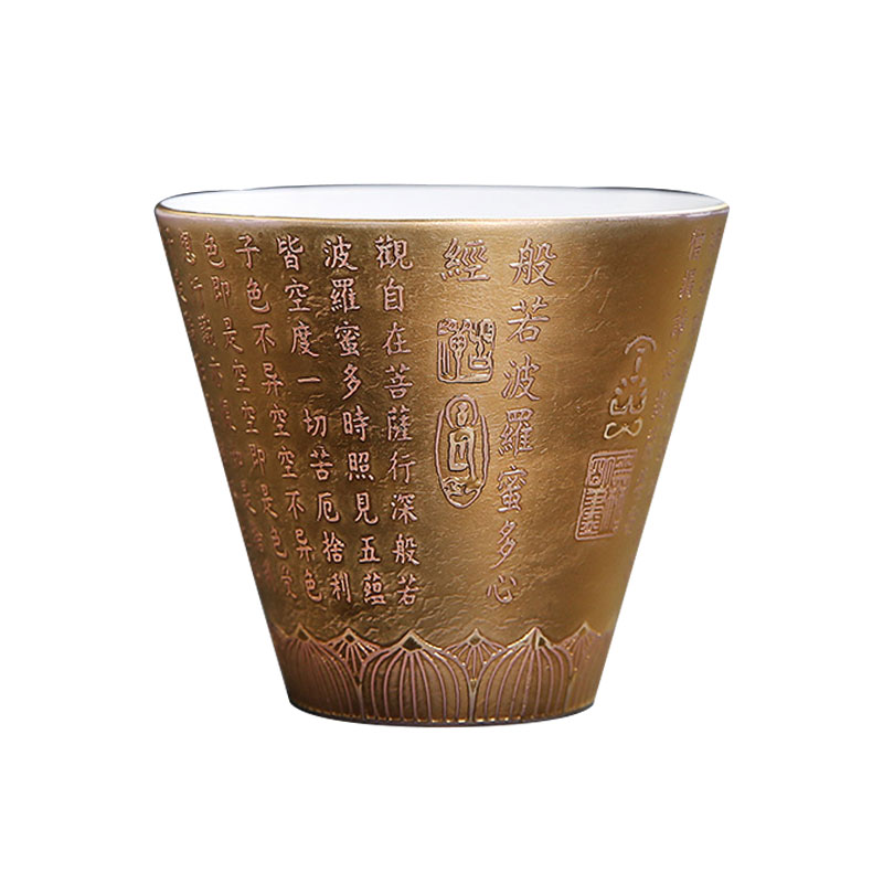 Implement the superior ceramic cups single sample tea cup and cup master cup item white porcelain tea set to restore ancient ways of office home