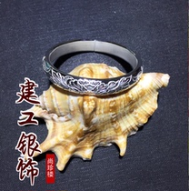 S990 pure silver full handmade opening flower with rich and expensive bracelet gram price RMB12