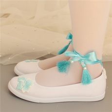鞋子内古风鞋子女汉服鞋 传统结婚学生系带履布鞋儿童秀禾冬 鞋子内古风鞋子女汉服鞋 传统结婚学生系带履布鞋儿童秀禾冬
