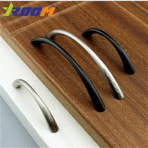 Solid Drawer Cabinet Wardrobe Door 211 Small Pull Handle Modern Simple Clasp Handle Zinc Alloy Curved Handle