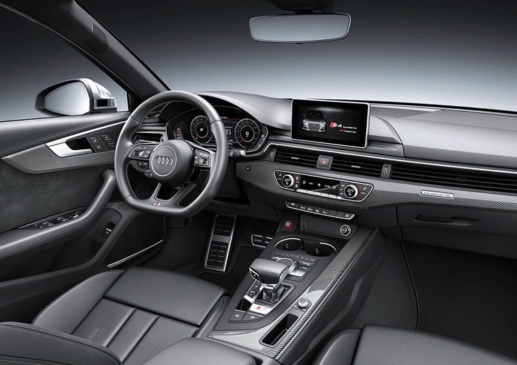 奥迪17款a4lb9碳纤维内饰板 新款a4l全车内饰条 碳纤维手球盖