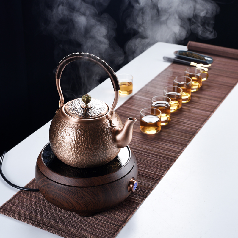 Copper teapot pure Copper checking household electric TaoLu boiled tea, mercifully tea kettle Copper pot of filtering