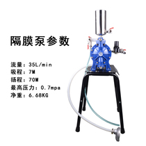 Ruiyi 2515 Pneumatic 4-port Double Diaphragm Pump Spraying Tool Pumping Paint Pump