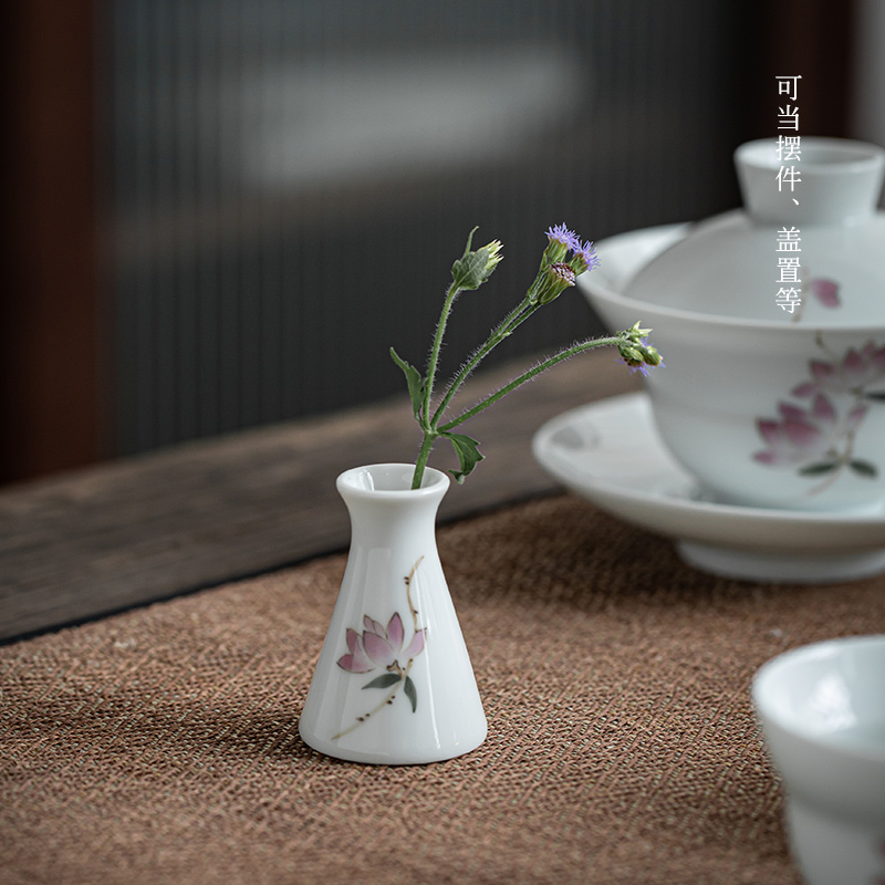 Jingdezhen pure hand - made tureen tea set suit portable household contracted the teapot tea cups of Japanese custom logo