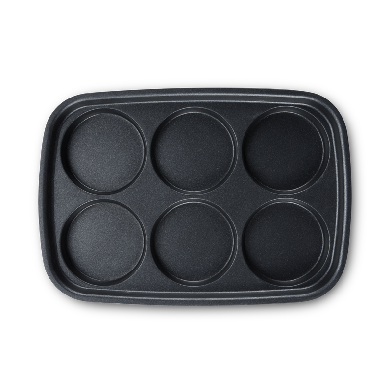 british mofei multi-functional cooking pot accessories six disc flat baking plate meatball plate fried egg pancake rougamo plate