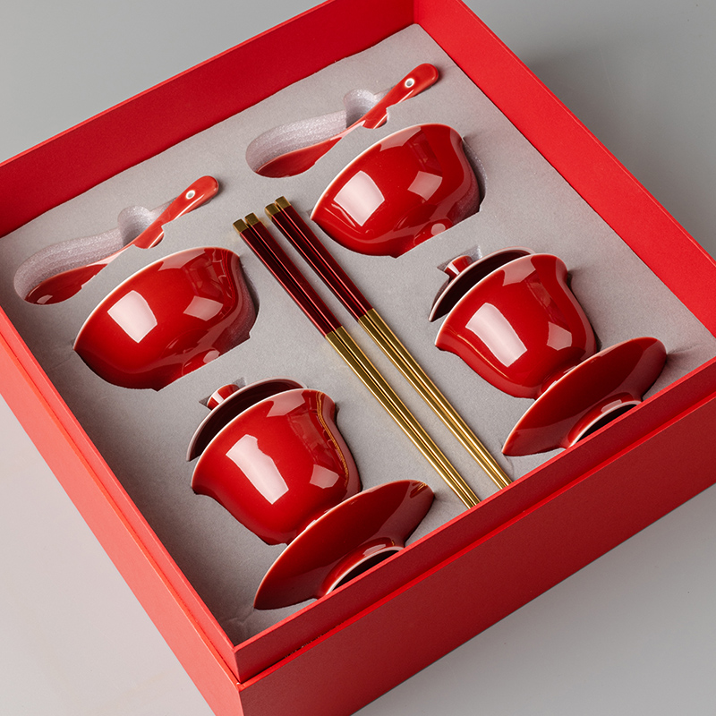 I swim wedding toast ceramic cups xi xi cups like chopsticks suit set a wedding gift to send friends sister