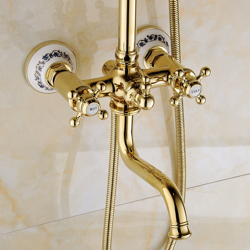 xogolo欧式全铜淋浴花洒18025