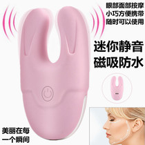 Portable Charging Strong Shake Massage Woman Mute Decompression Beauty Face Eye Vibration Massage Stick Black Eye Ring