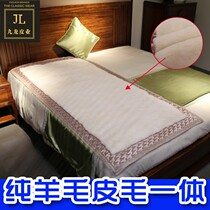High-grade single fur one-piece sheepskin mattress The whole home fur blanket mattress moisture-proof student dormitory mattress
